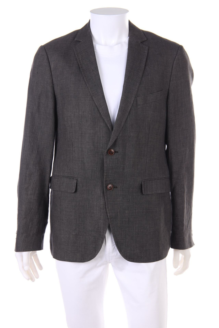 Marc O´Polo - Sakko aus Leinen mit Karo-Muster - 50