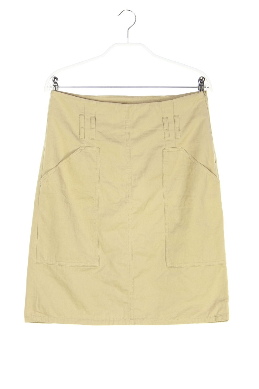 CAROLL - Cotton Skirt with Patch Pockets - D 38