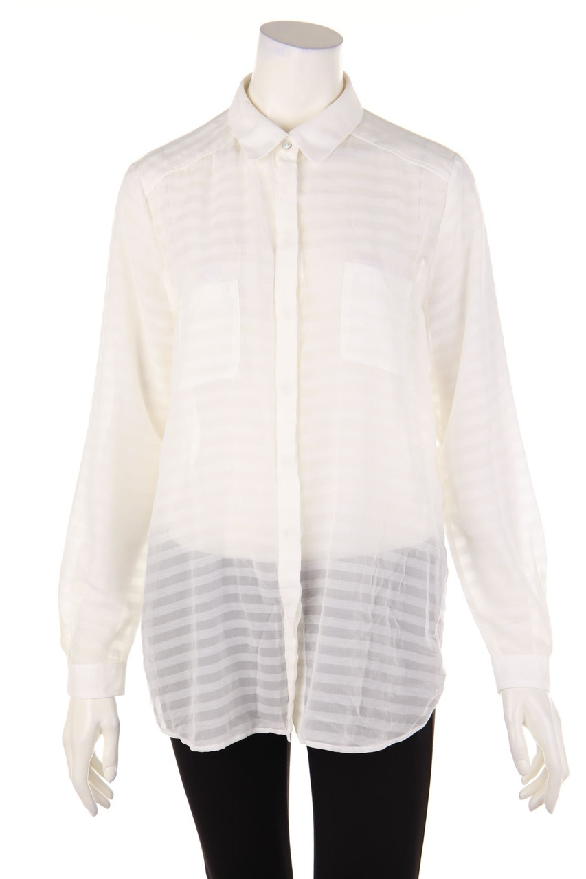 BOSS HUGO BOSS - Silk Blouse with Stripes - D 40