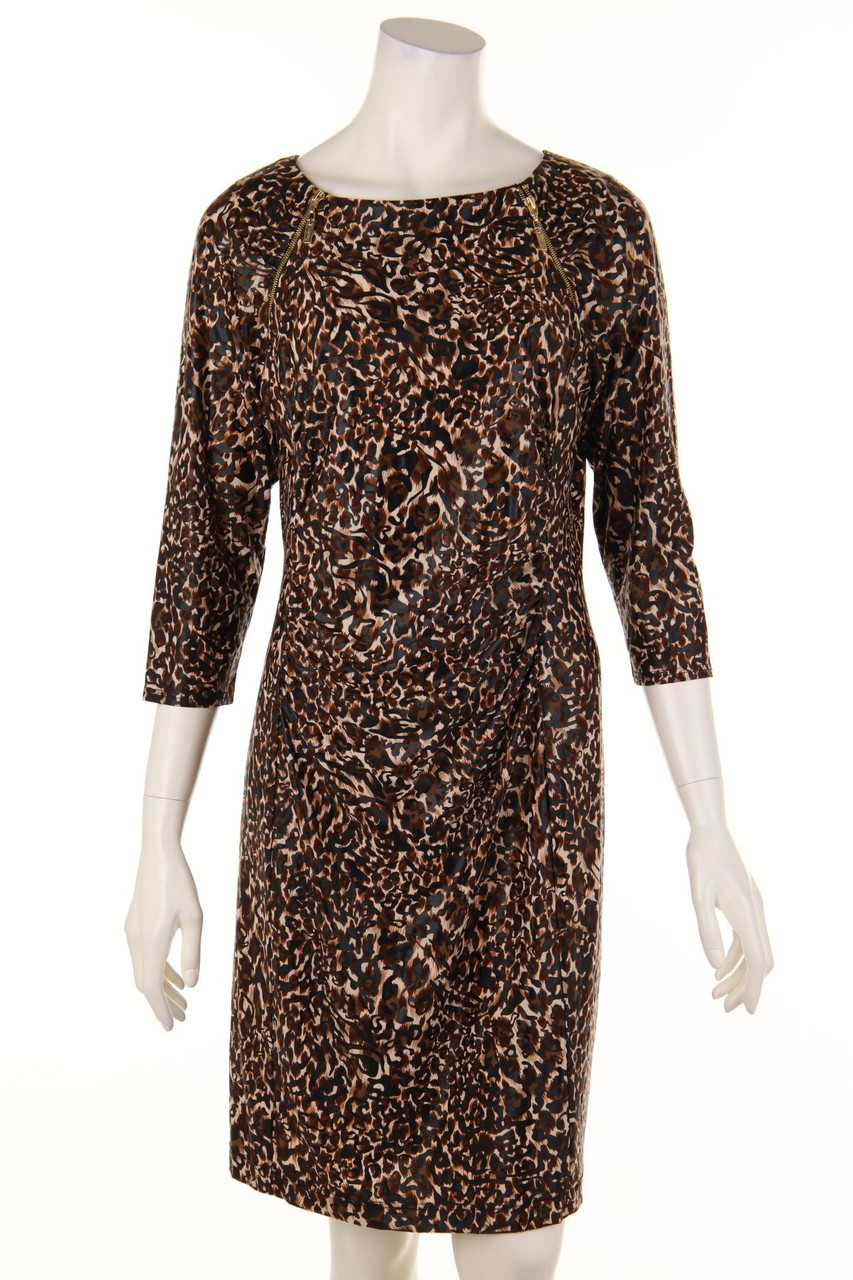 Joseph Ribkoff - dress with Leo Print - D 42