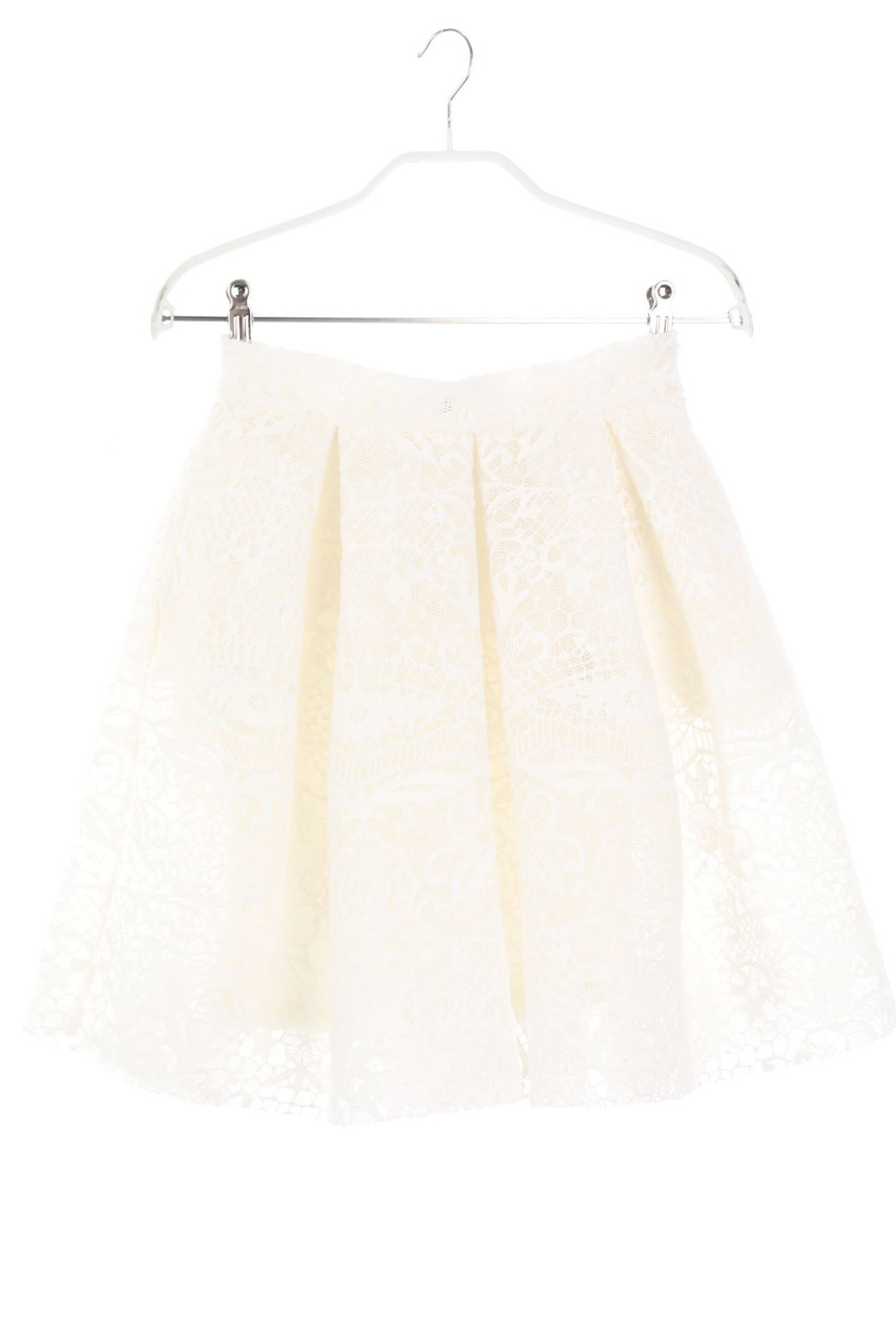 maje - Pleated Skirt, Crochet Knit, Pleated - D 34