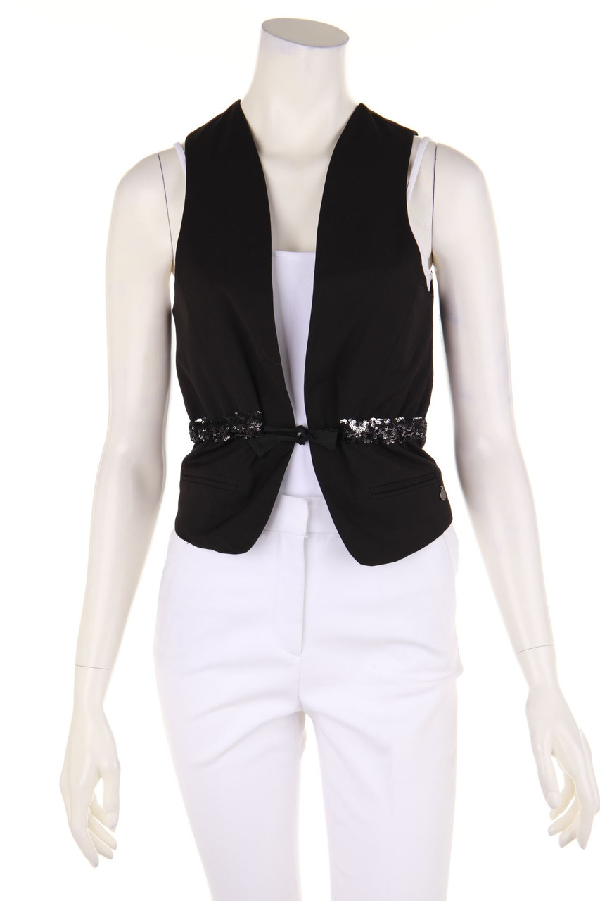 MAISON SCOTCH - Gilet, Viscose-blend with Sequins - D 36