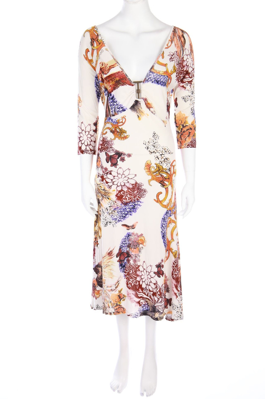 Just cavalli - Midikleid mit floralem Muster - D 40