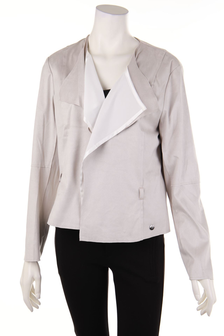 SPORTALM - Faux Leather Jacket with Cowl Neck - D 44