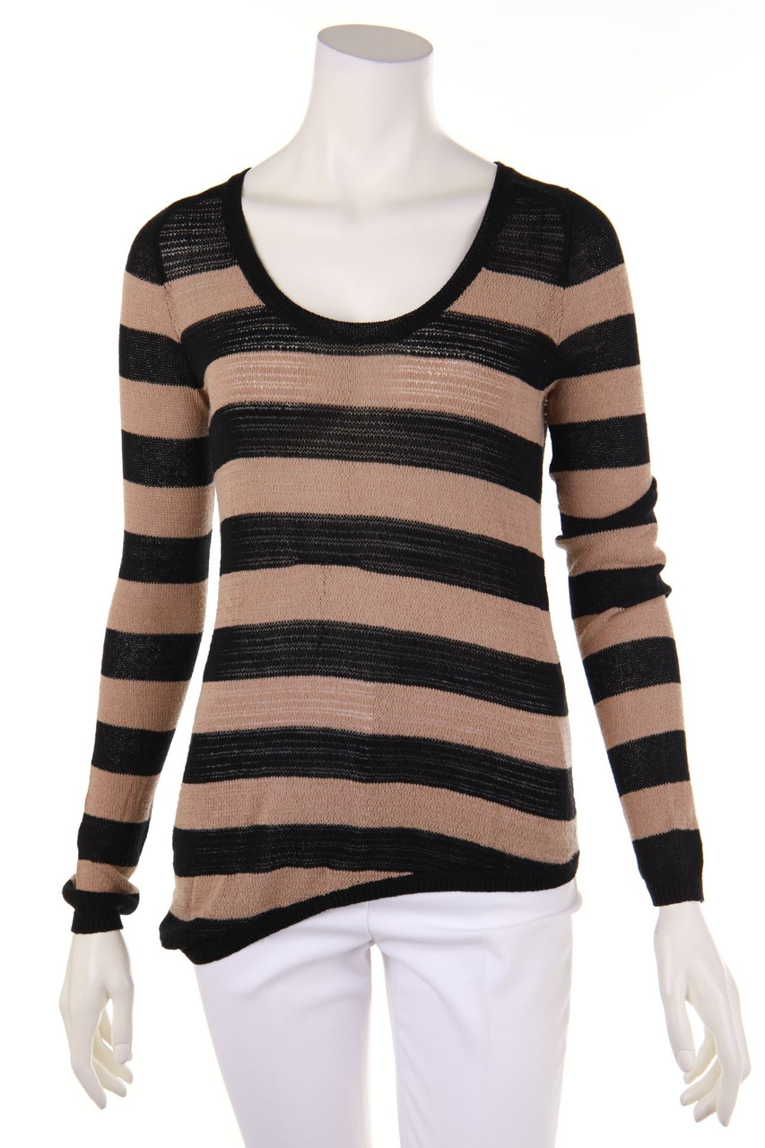 The Kooples - Strick-Pullover aus Baumwoll-Mix mit Streifen - S