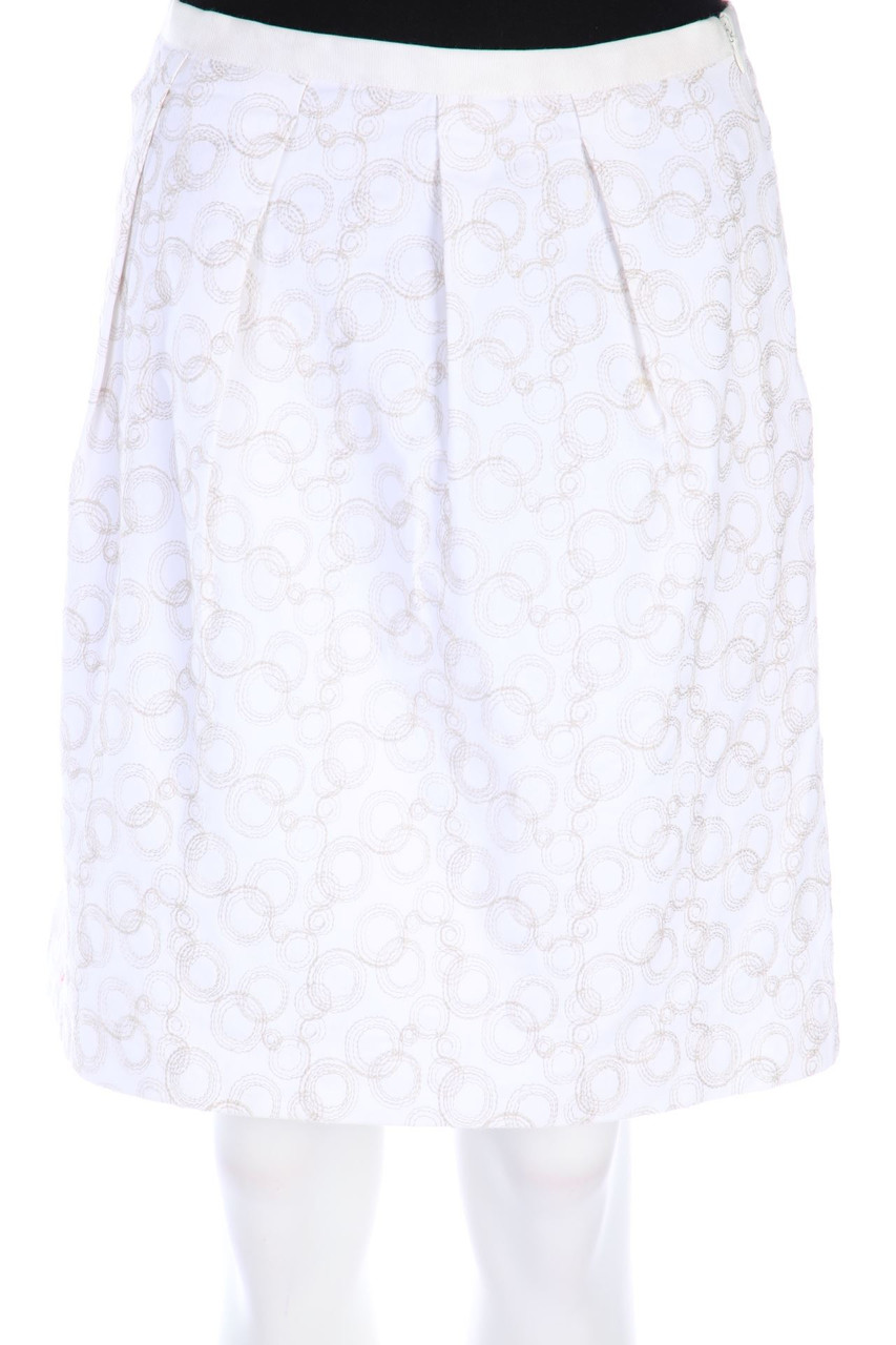 ROSSO35 - Pleated Skirt with Embroideries - D 36