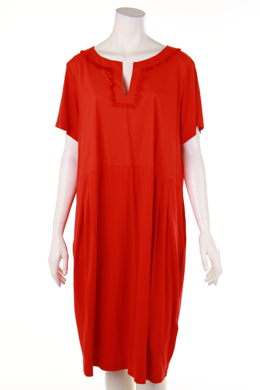 MARINA SPORT MARINA RINALDI - dress, Viscose-blend with Fringes - L