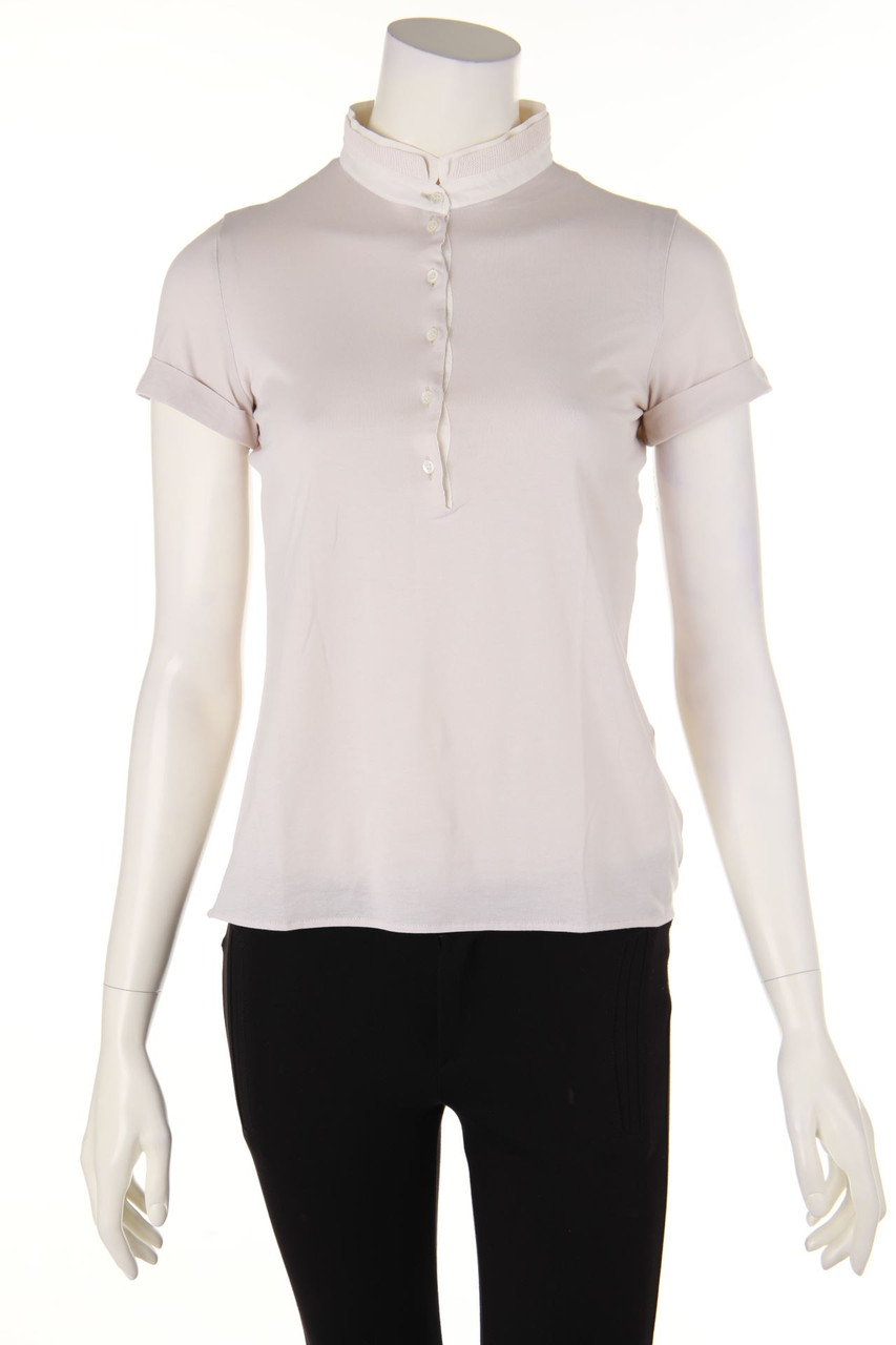 LAMBERTO LOSANI - Kurzarm-Shirt aus Baumwolle - S