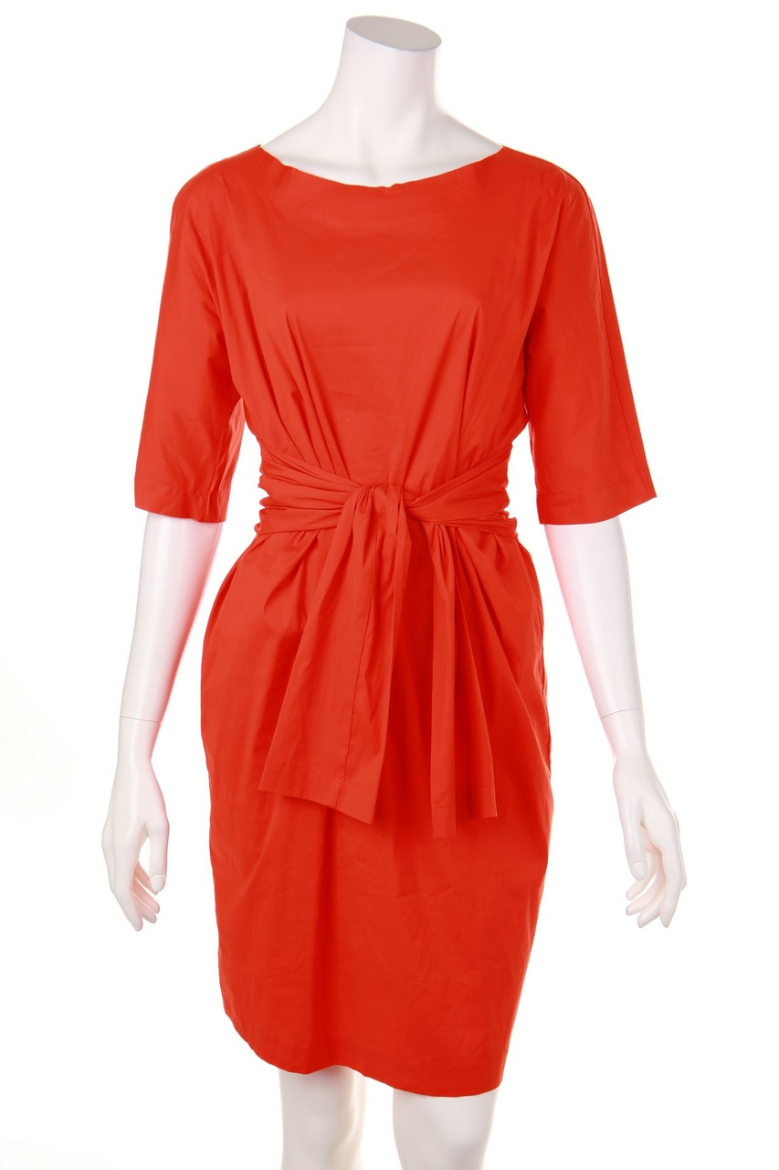 TURNOVER - Clean Chic dress to tie - D 38