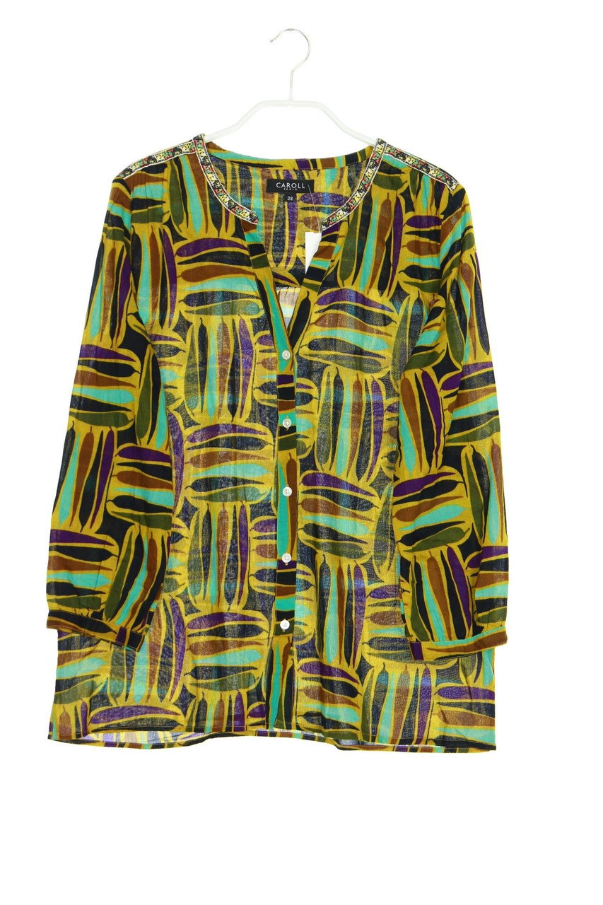 CAROLL - Patterned Shirt Blouse - D 38