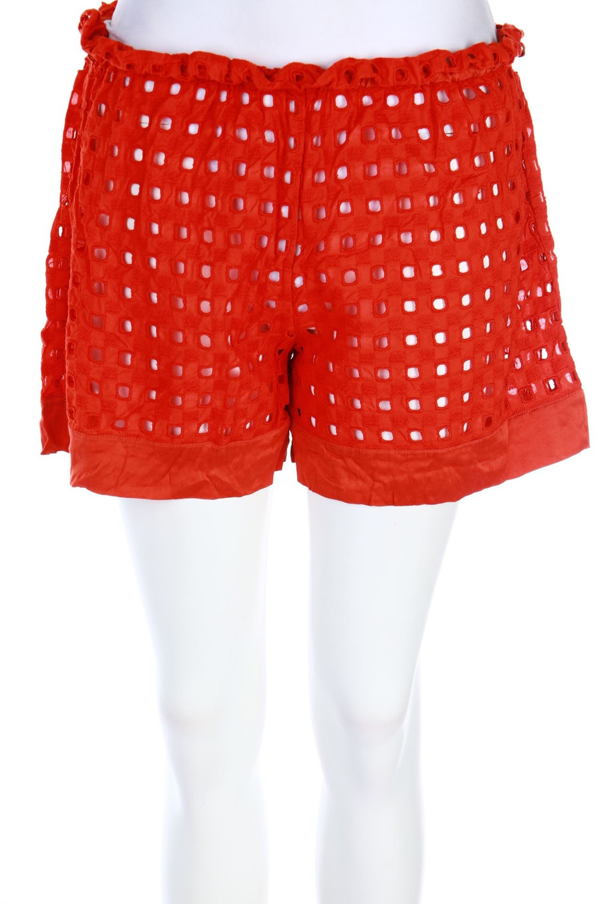 LA PERLA - Shorts aus Lochspitze mit Seiden-Details - D 38