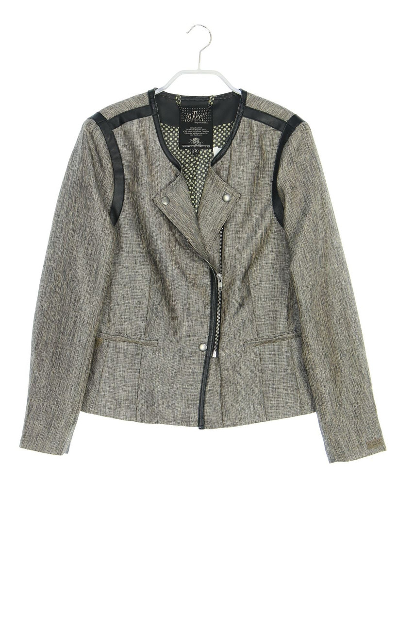 10 FEET - Blazer Jacket with Faux Leather Details - M