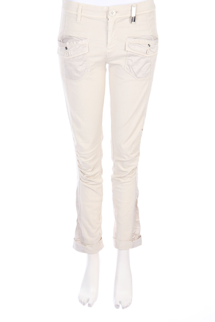 HIGH USE - Hose mit Raffungen mit Logo-Applikation - D 36