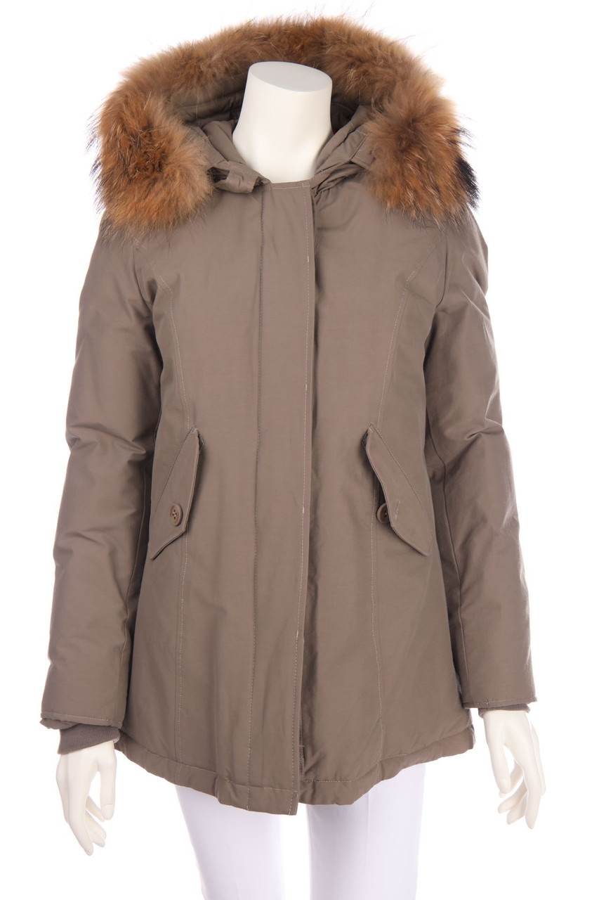 FREEDOMDAY - Jacket with Real Fur Trim - M