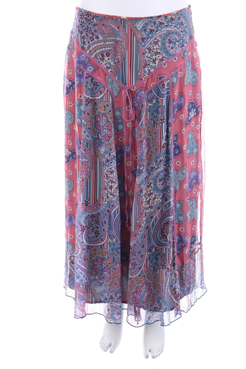 MAX&Co. - Midi Skirt made of Silk with Paisley Print - D 40