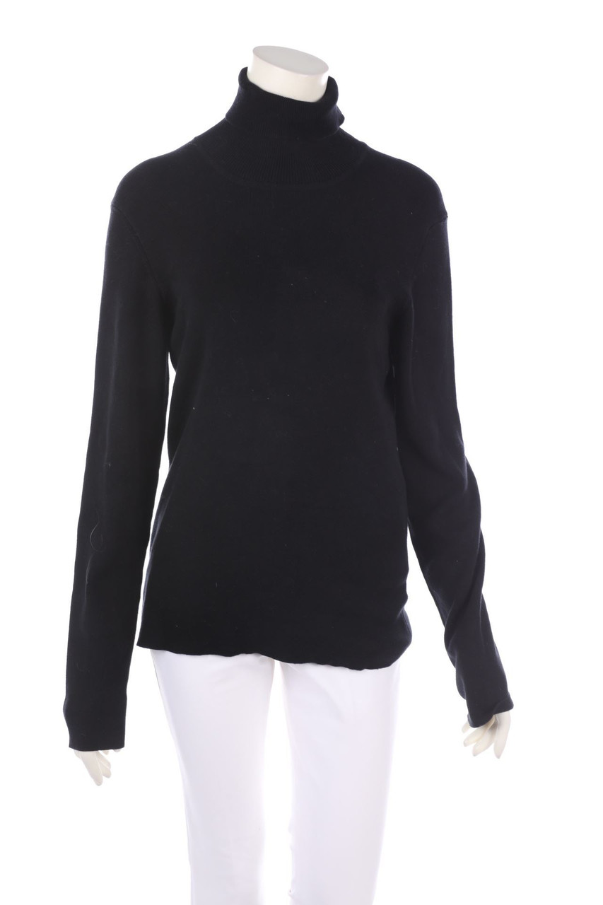 CLUB MONACO - Poloneck Pullover with Overcut Shoulder - M