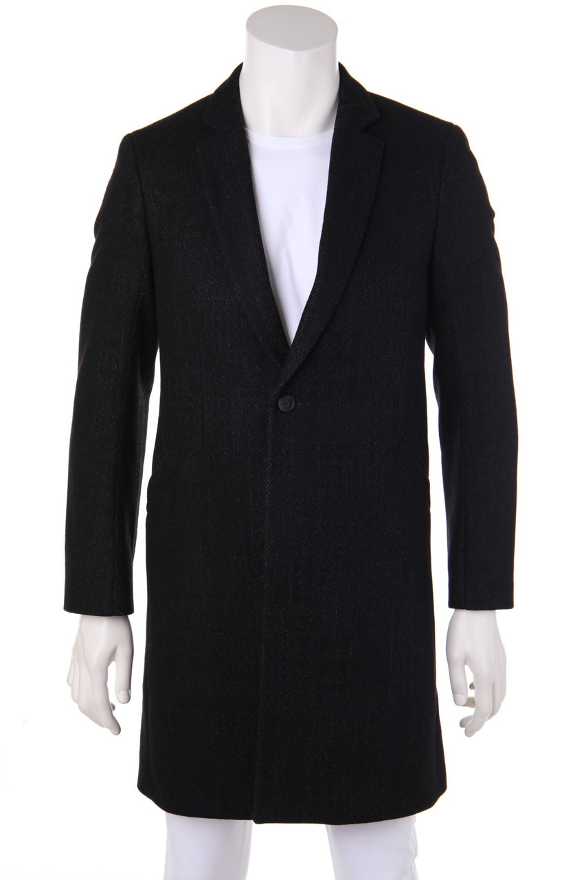 HUGO HUGO BOSS - Mantel mit Reverskragen aus Schurwoll-Mix - 46
