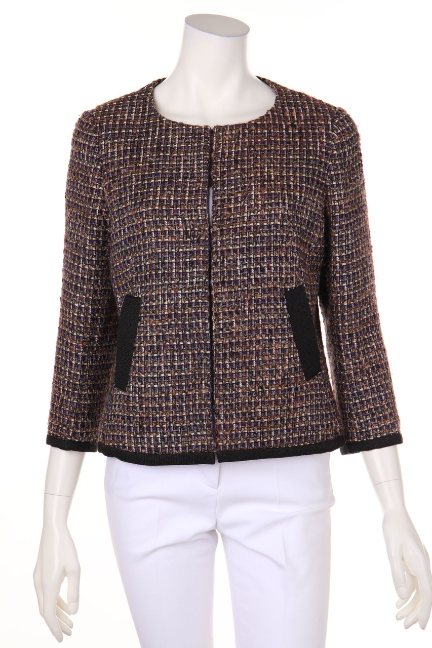 L.K. Bennett - Bouclé-Blazer mit Wolle - D 38