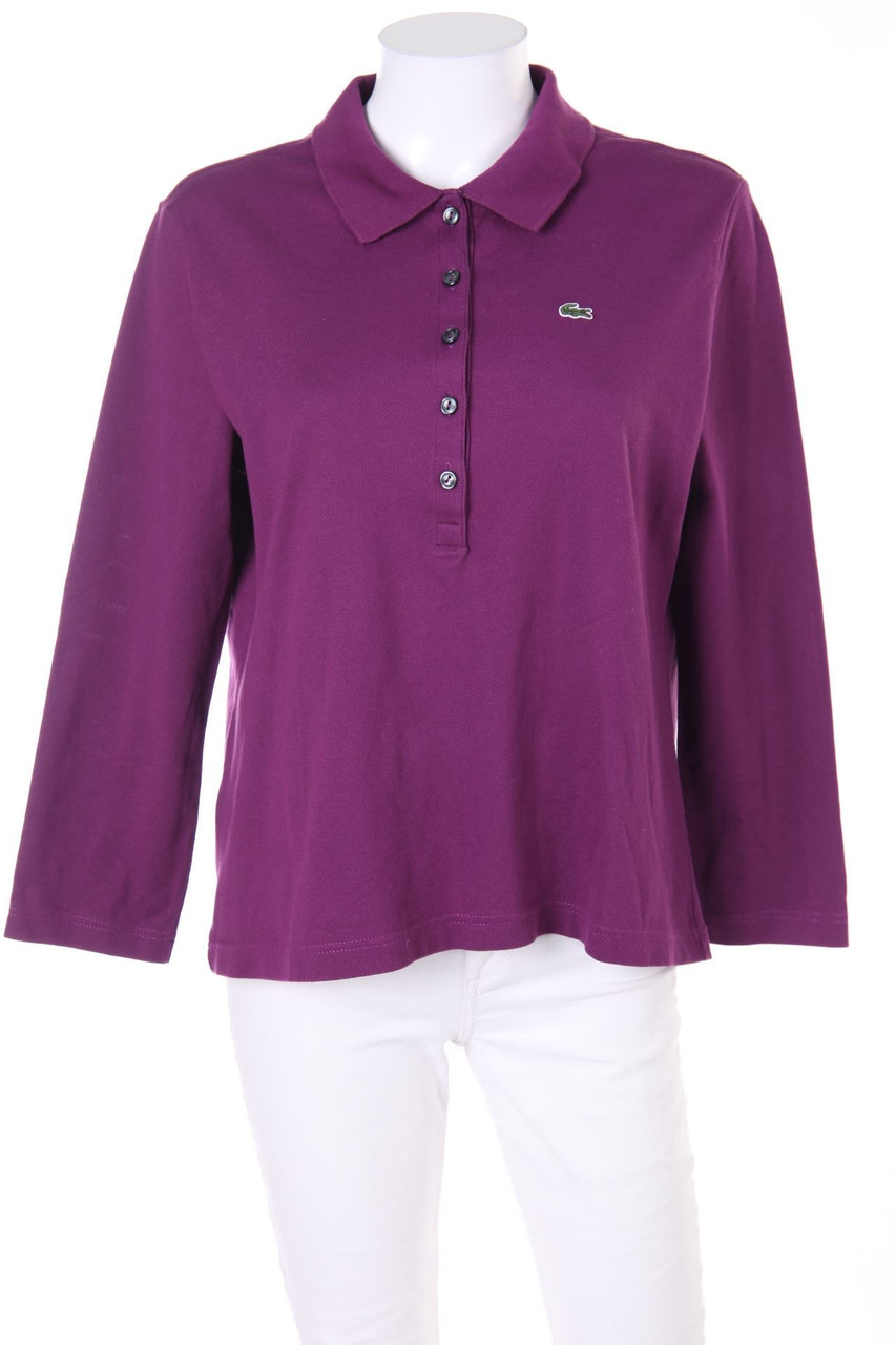 LACOSTE - longsleeve polo shirt with Logo Application - D 46