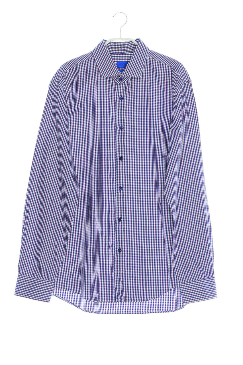 JOOP! - kariertes Hemd mit Logo-Stickerei - 43