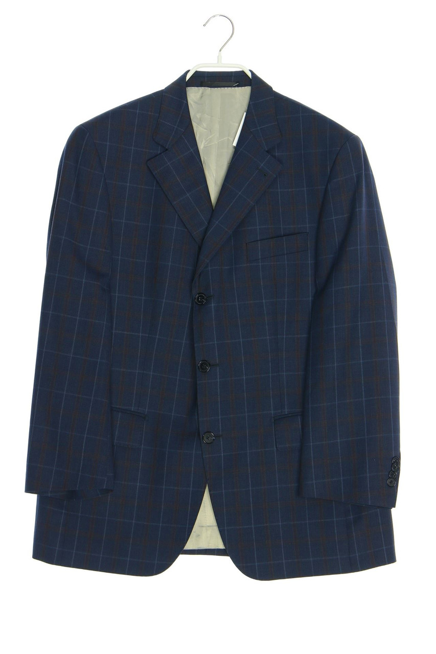PIATELLI - Checked virgin wool blazer - 48