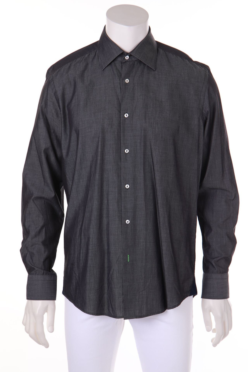 TOMMY HILFIGER - Hemd mit Logo-Stickerei - 50