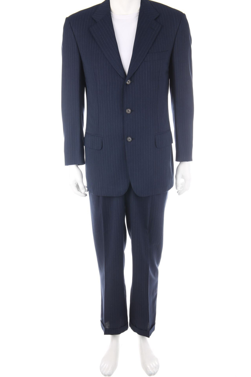 Ermenegildo Zegna - Schurwoll-Anzug mit Nadelstreifen - 48