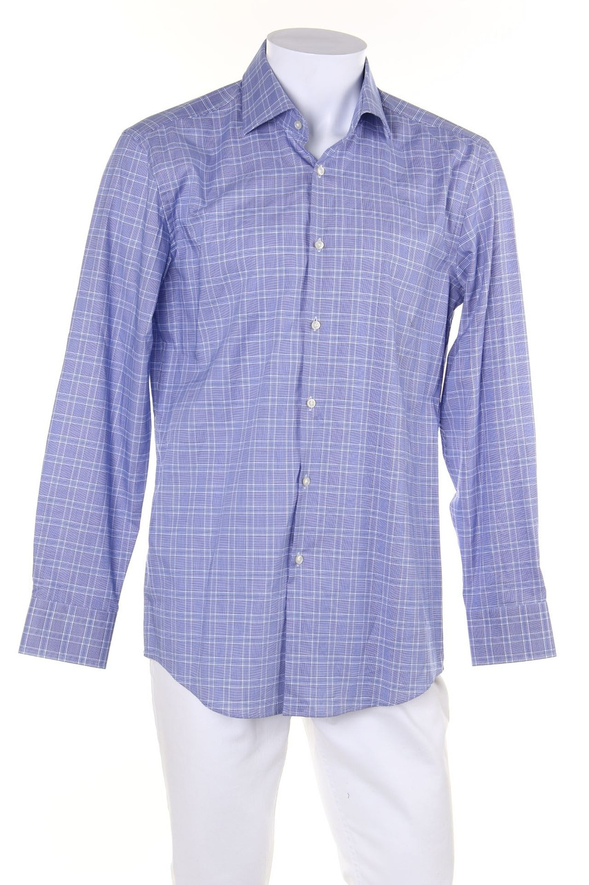 BOSS HUGO BOSS - kariertes Hemd aus Baumwolle - 42