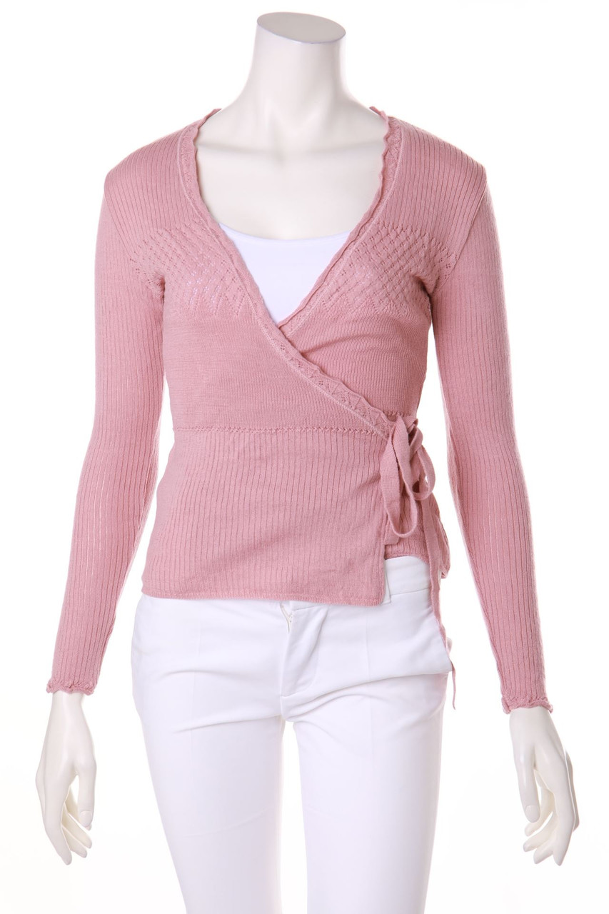 CAROLL - Wrap-Cardigan, Wool-Blend - D 40