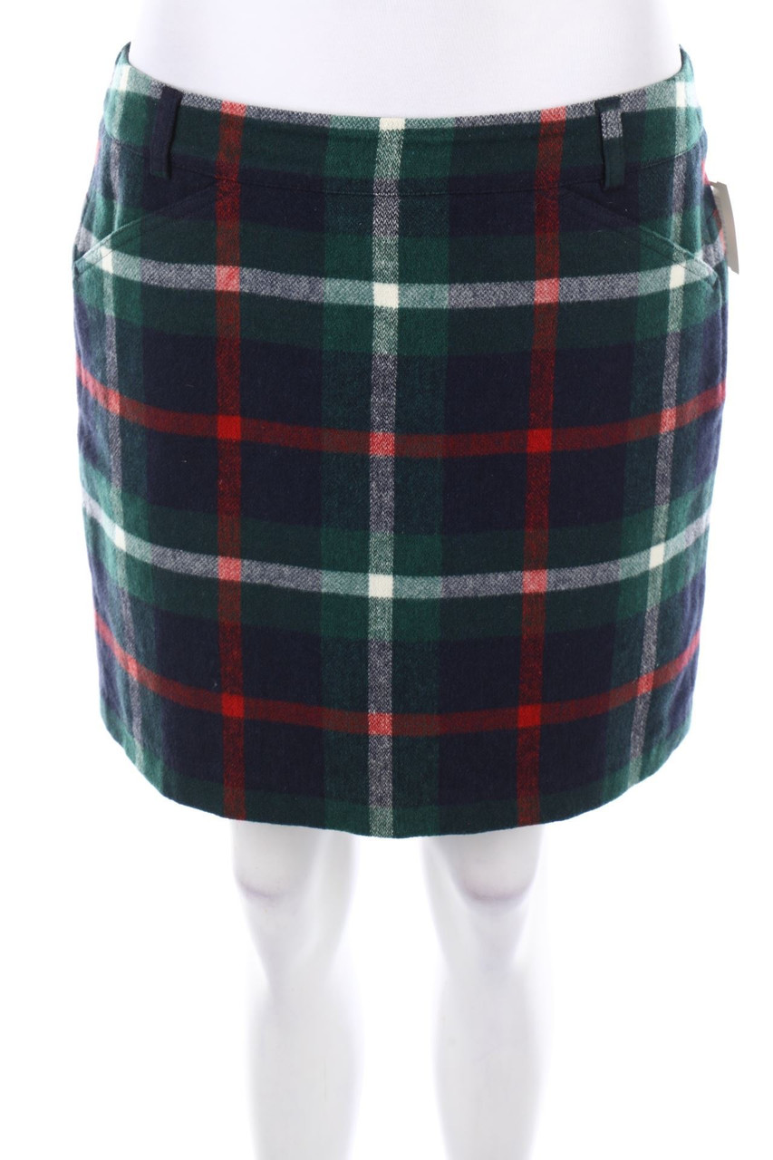 TOMMY HILFIGER - Checked Skirt with wool - D 40