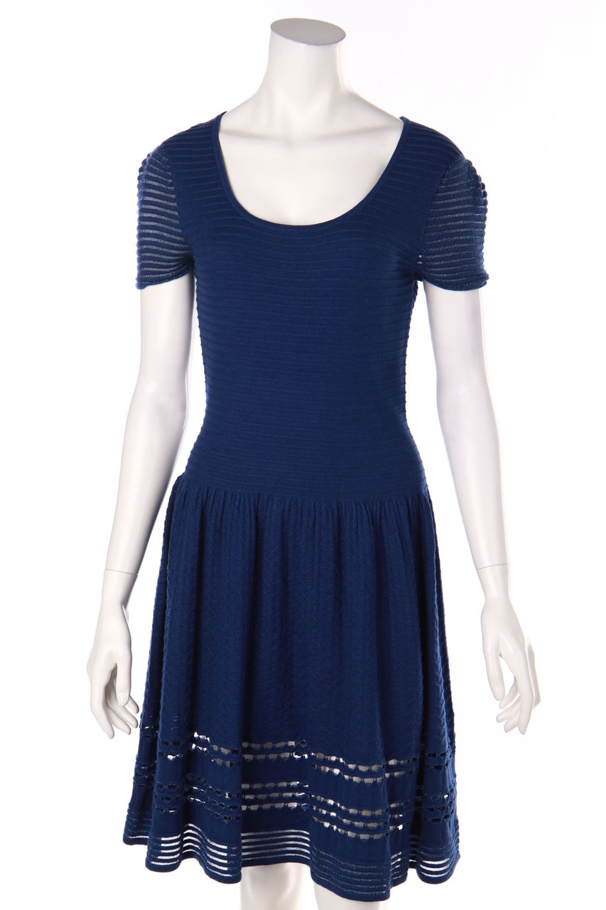 sandro - Knit Dress with Metallic Effect - D 38
