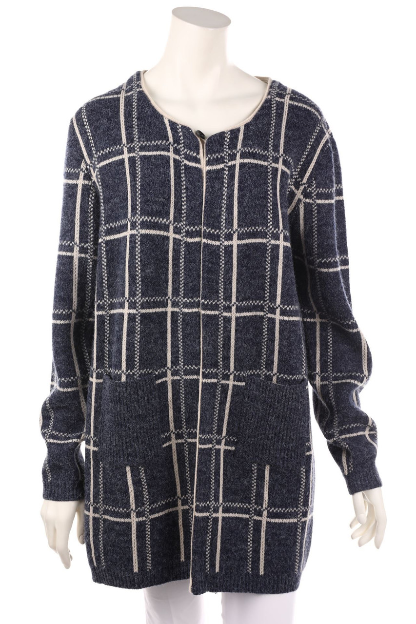 LCOUTURE COLLECTION - Karo-Cardigan mit Wolle - L