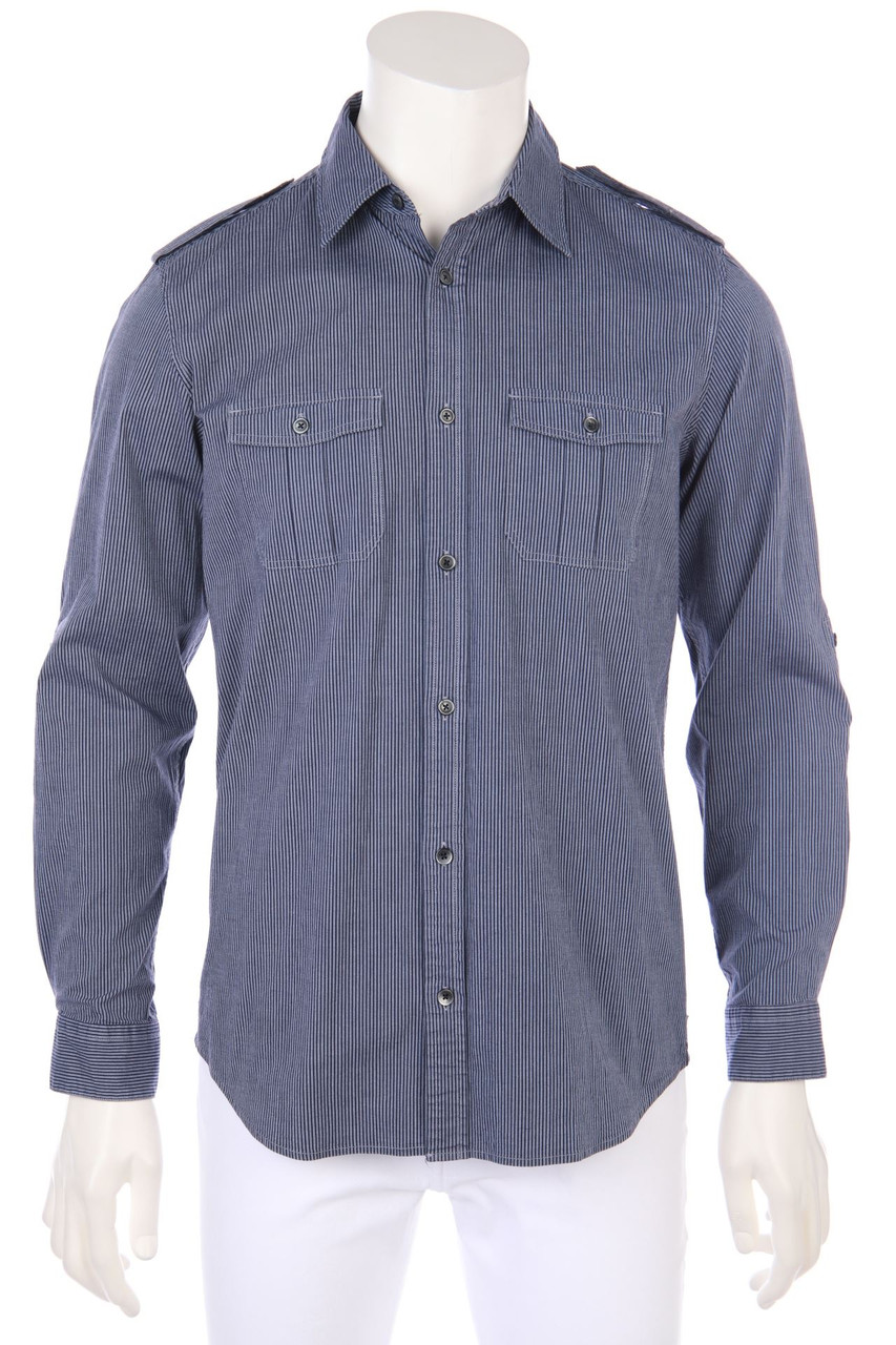 Calvin Klein - Hemd aus Baumwoll-Mix mit Streifen - S