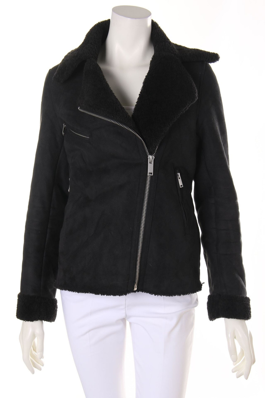 IKKS WOMEN - Faux Shearling-Kunstlederjacke - M