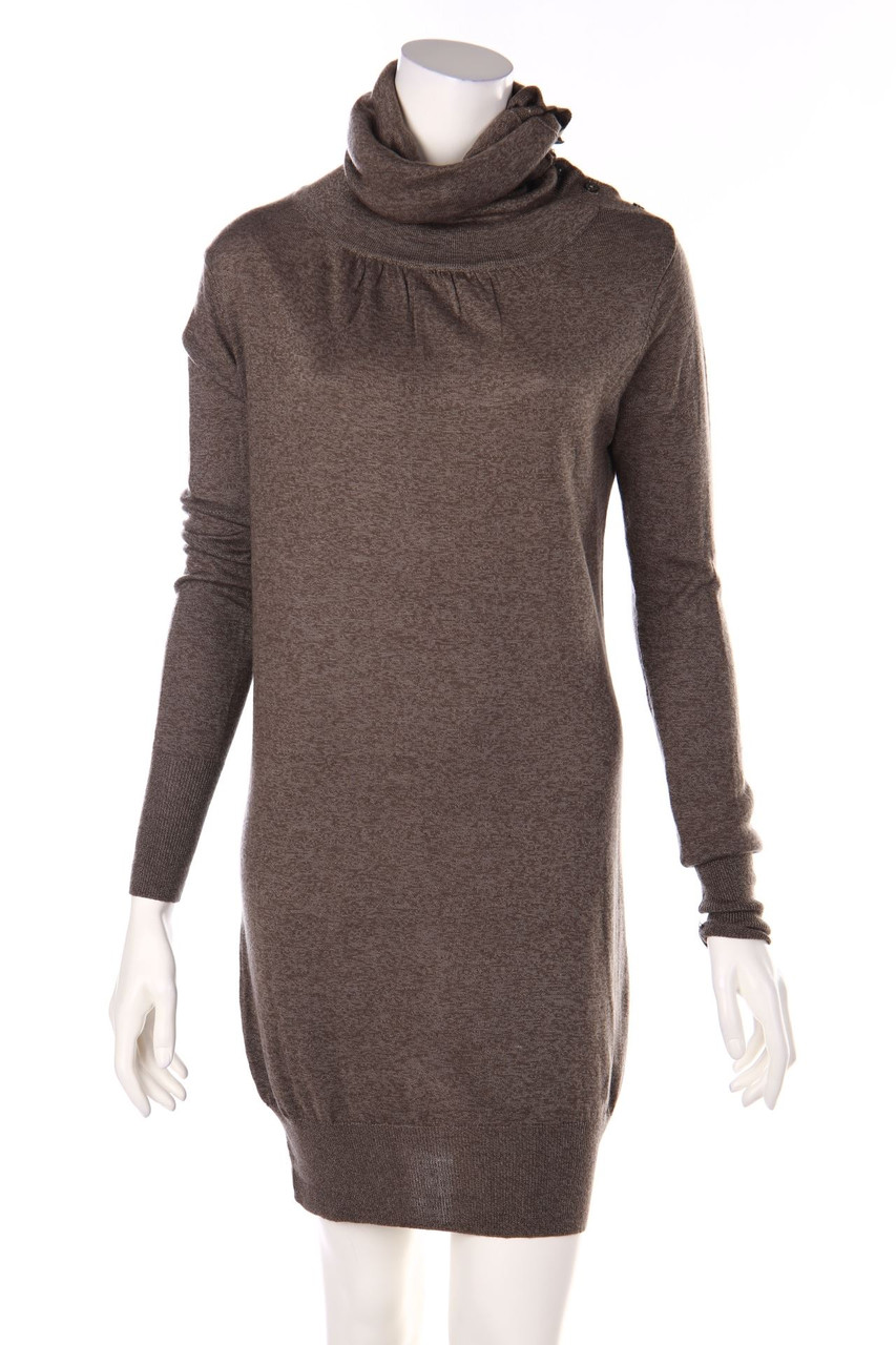 RINASCIMENTO - Knit Dress with Crewneck - M