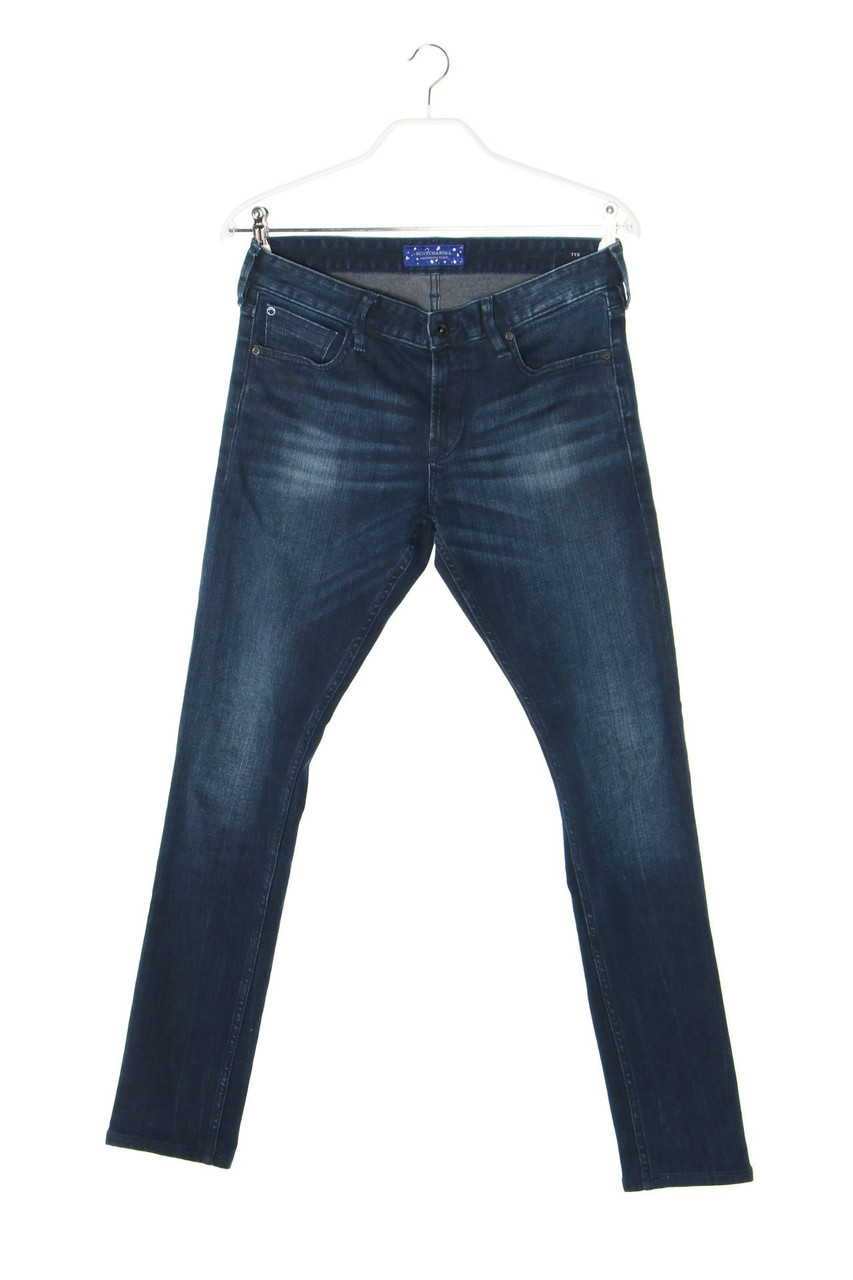 SCOTCH & SODA - Used Look Slim-Jeans mit Logo-Patch - W29