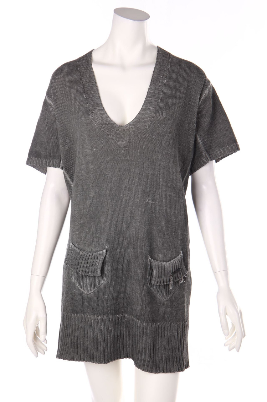 cop.copine - dress with Logo Plaque - D 38