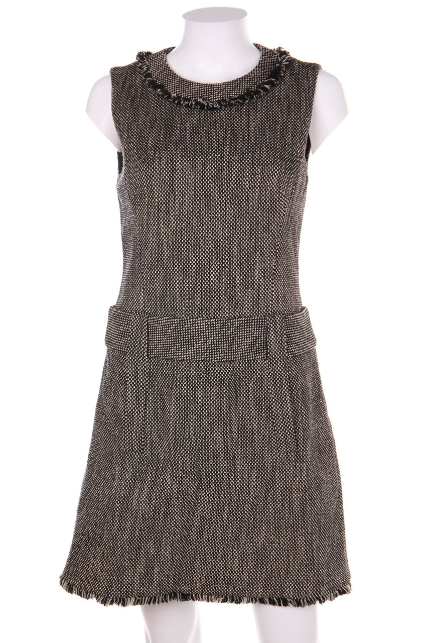 KAREN MILLEN - Sheath Dress with Fringes - D 40-42