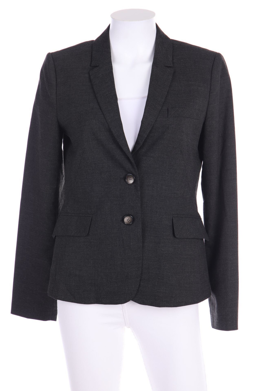 comma - Blazer mit Karo-Muster - D 36