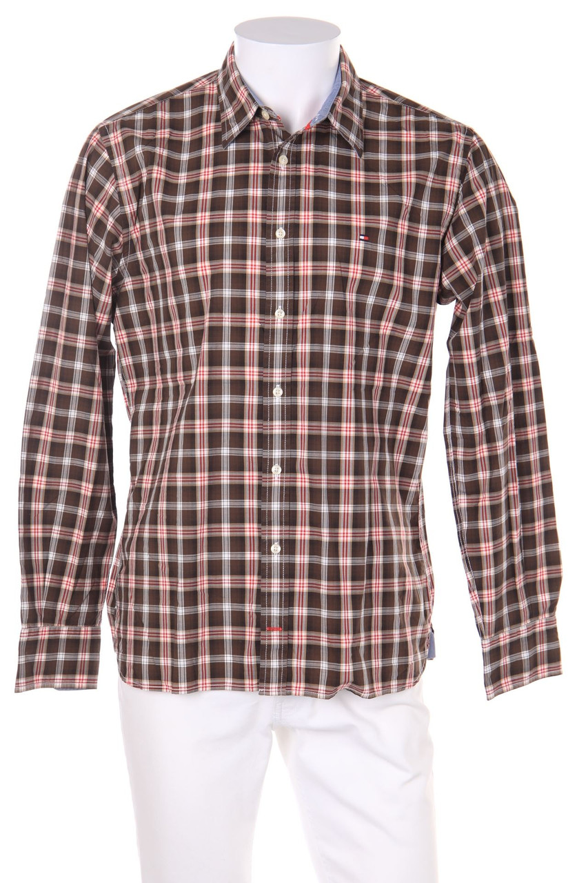 TOMMY HILFIGER - kariertes Hemd aus Baumwolle - M