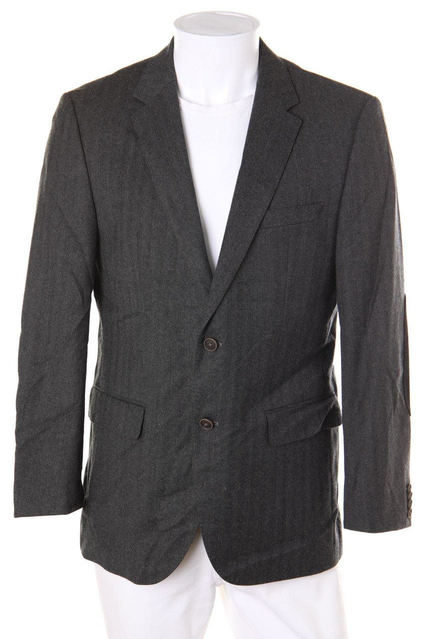 BOSS HUGO BOSS - Schurwoll-Sakko mit Elbow Patches - 50