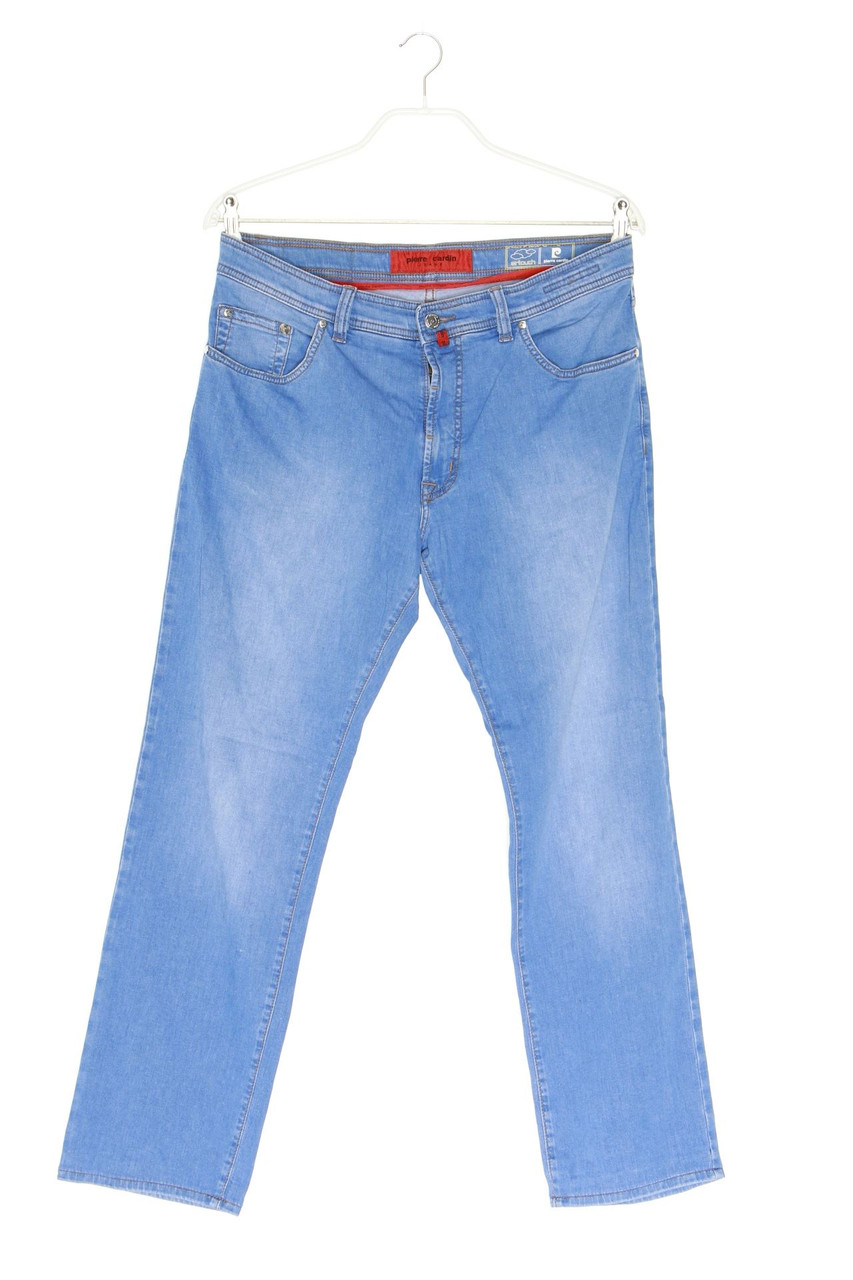 PIERRE CARDIN JEANS - Used Look Straight Cut Jeans - W35