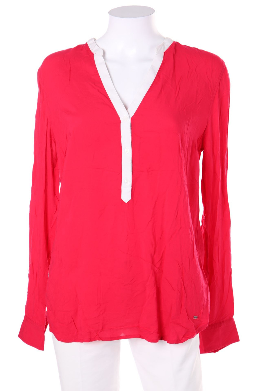 TOMMY HILFIGER - Bluse mit Logo-Knöpfen - M