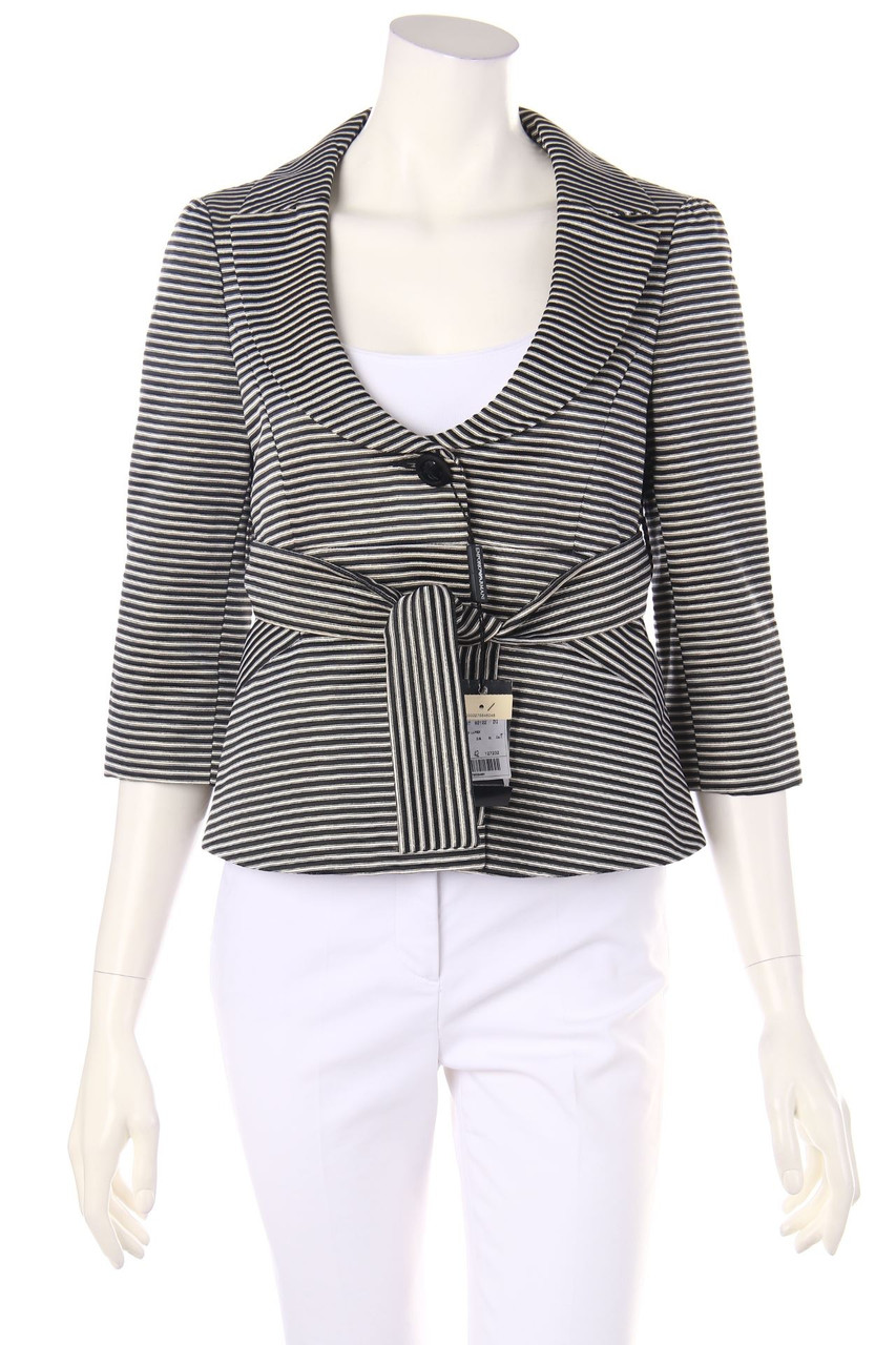 EMPORIO ARMANI - Streifen-Blazer mit 3/4-Ärmel - D 36