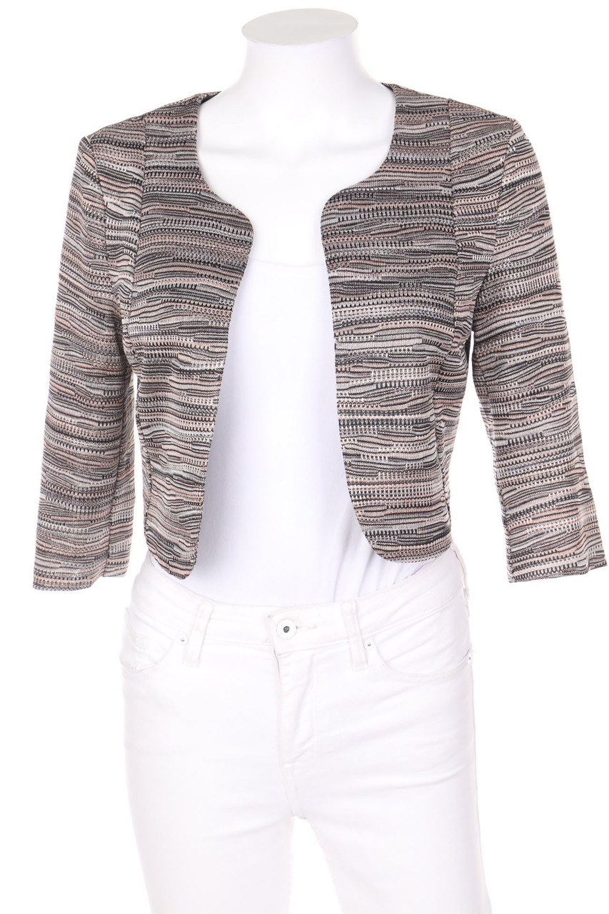 comma - Cropped-Blazer Jacket with Stripes - D 34