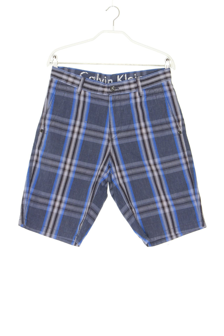 Calvin Klein - Shorts aus Baumwolle mit Karo-Muster - W29