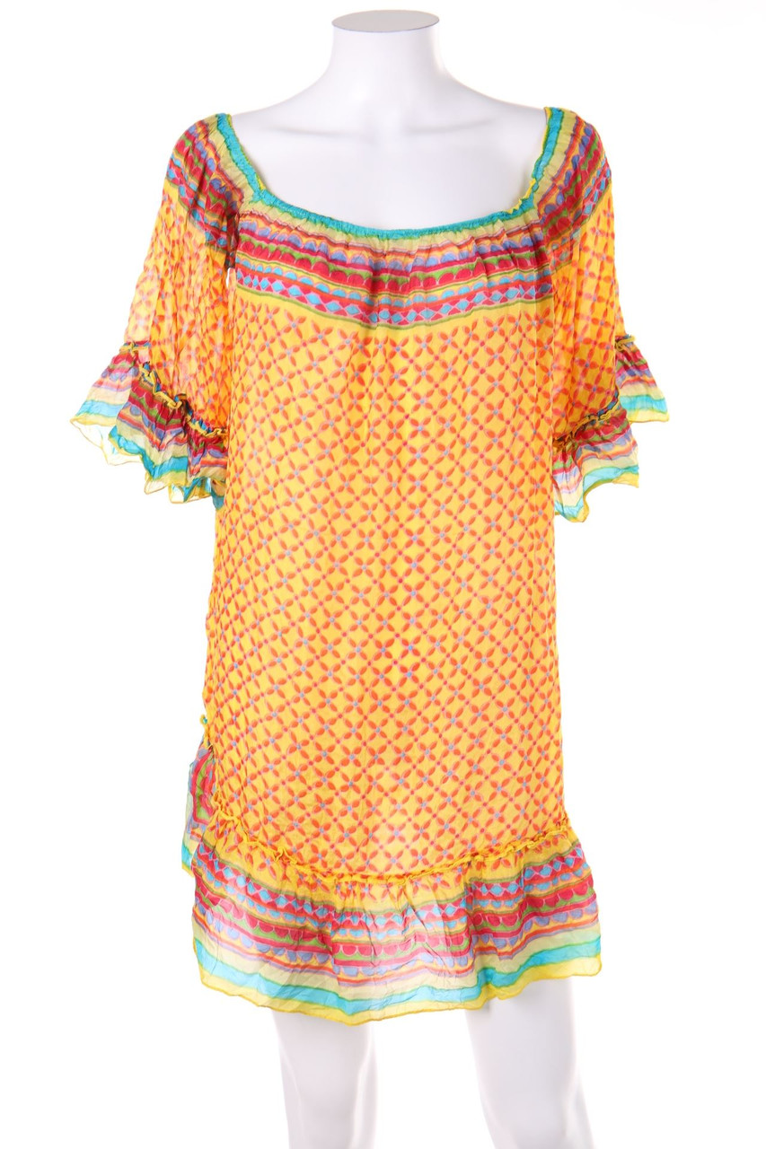 pop Saint Barth - Silk Dress with Print - S