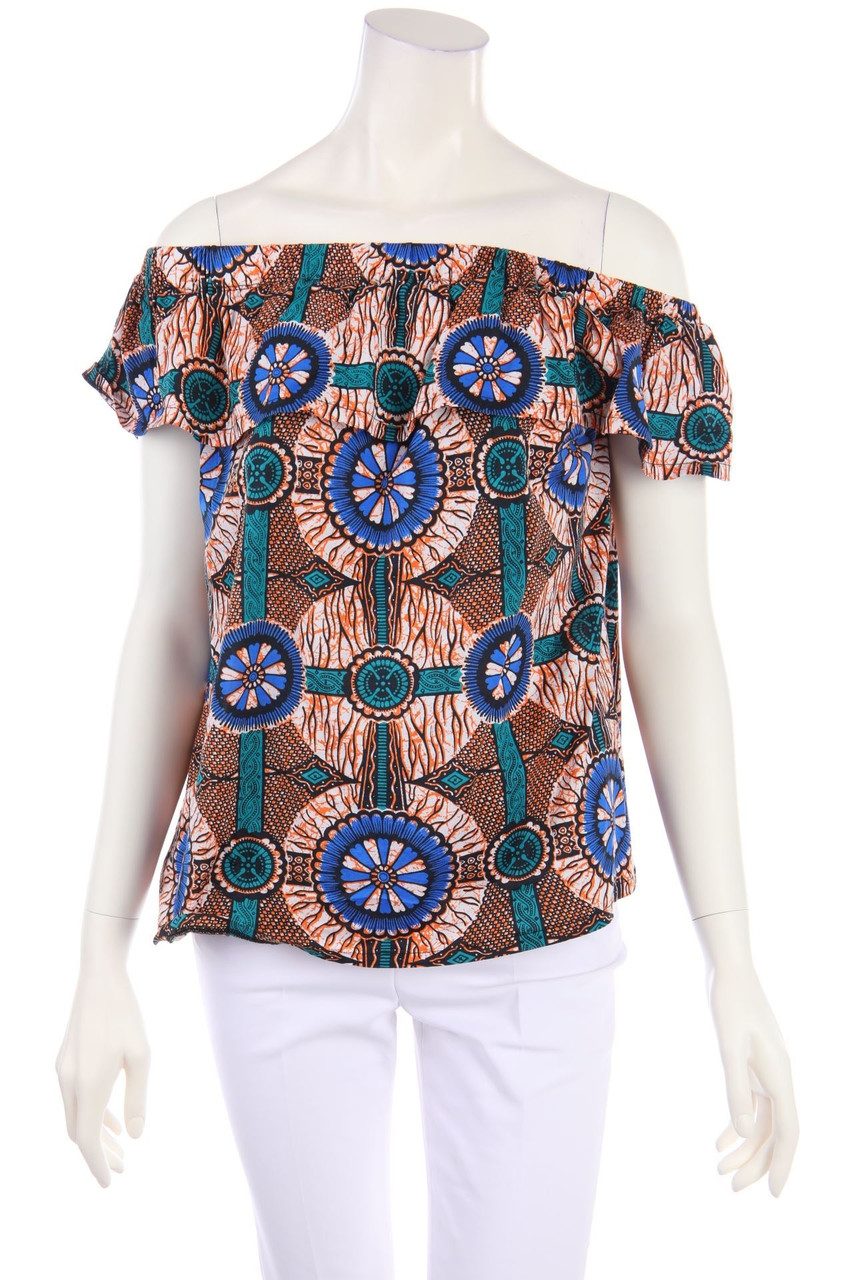 Max Mara WEEKEND - Off-the-shoulder blouse with Volants - M