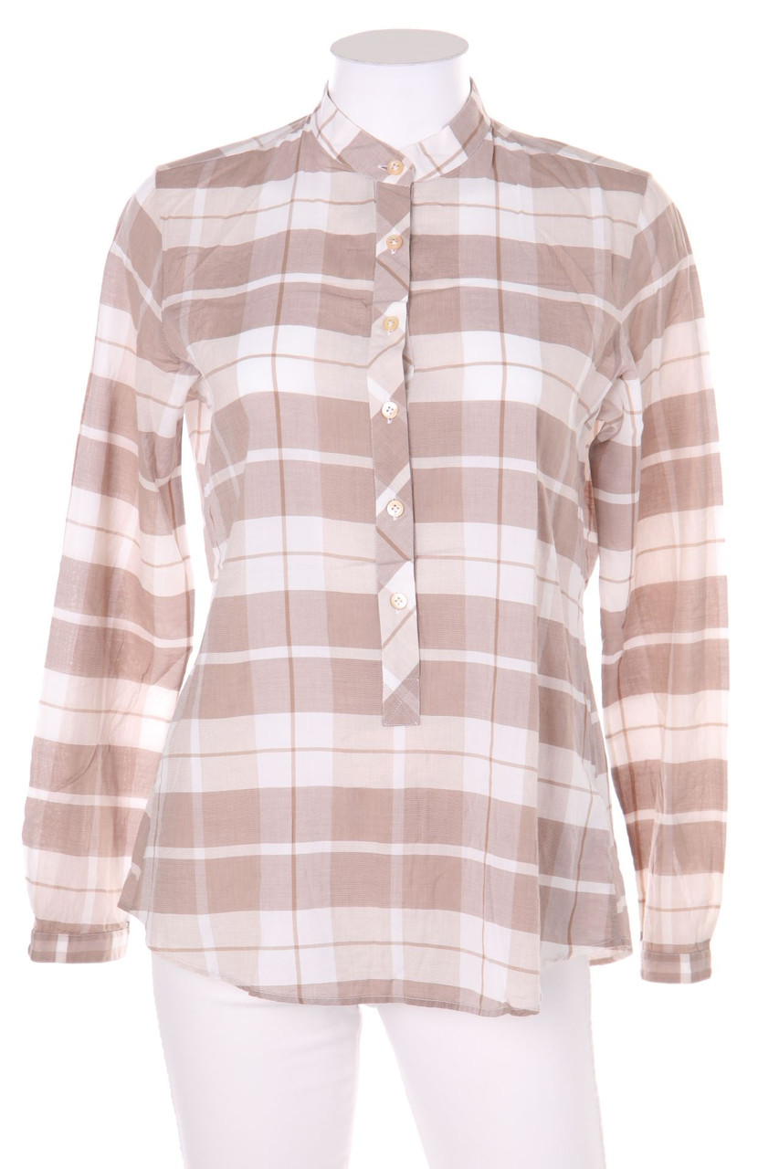 CALIBAN RUE DE MATHIEU EDITION - Hemd-Bluse aus Baumwolle mit Karo-Muster - D 42