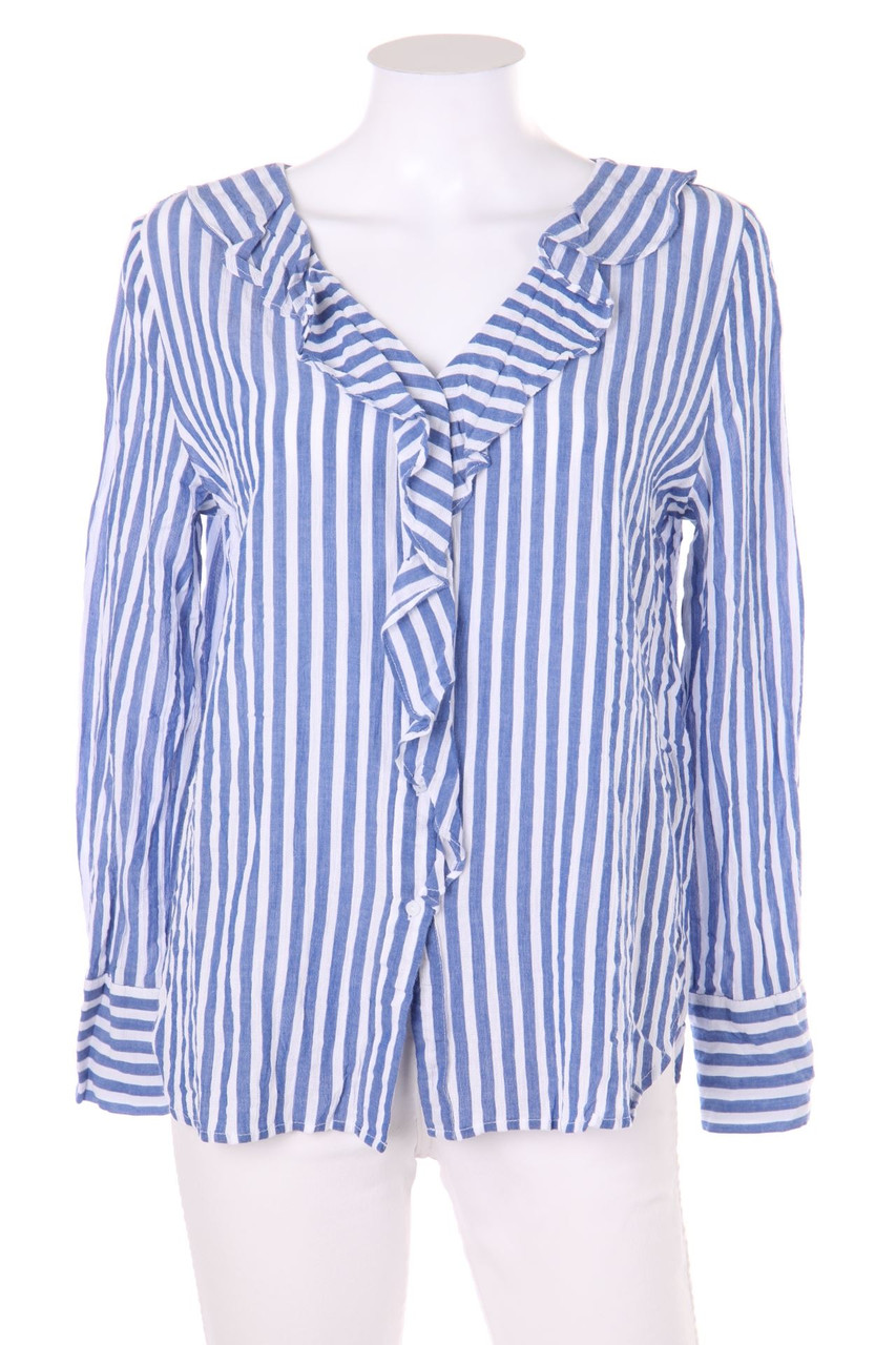 OPUS - Bluse mit Streifen mit Volants - D 38